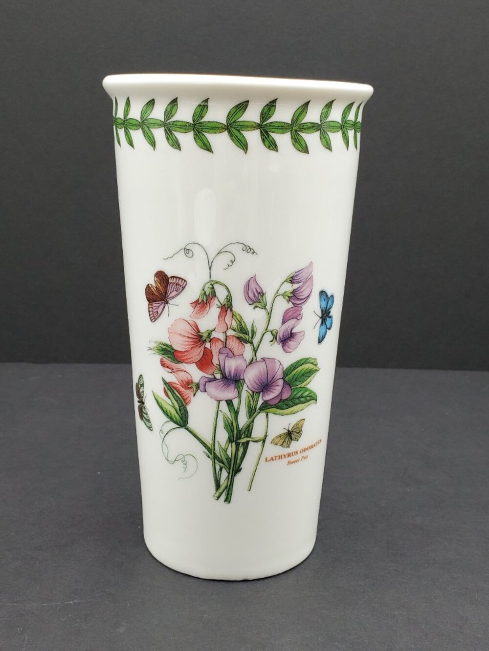 Portmeirion Botanic Garden Travel Tumbler Sweet Pea Tall Tumbler